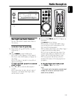 Предварительный просмотр 19 страницы Philips MC-57 User Manual