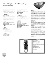 Preview for 2 page of Philips MC-M570 Specifications