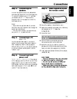 Предварительный просмотр 11 страницы Philips MC M570 User Manual