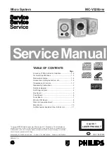 Philips MC-V320 Service Manual preview