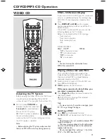 Предварительный просмотр 17 страницы Philips MC-V320 User Manual