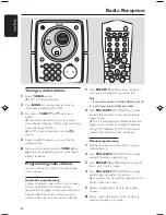 Предварительный просмотр 20 страницы Philips MC-V320 User Manual