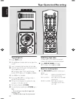 Предварительный просмотр 22 страницы Philips MC-V320 User Manual