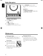 Preview for 12 page of Philips MC108 User Manual