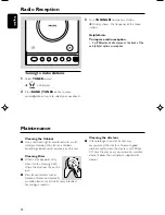 Предварительный просмотр 12 страницы Philips MC108C User Manual