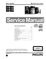 Preview for 1 page of Philips MC147/05 Service Manual