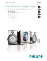 Preview for 1 page of Philips MC150 Specifications