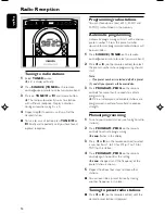 Предварительный просмотр 14 страницы Philips MC150 User Manual