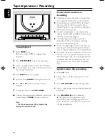 Предварительный просмотр 16 страницы Philips MC150 User Manual