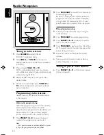 Preview for 14 page of Philips MC230E User Manual