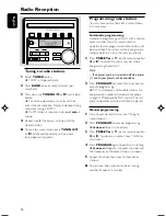 Preview for 14 page of Philips MC260 User Manual