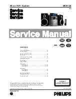 Philips MCB146 Service Manual предпросмотр