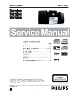 Philips MCB204 Service Manual preview