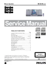 Philips MCB240/22 Service Manual preview