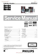 Philips MCB700/05 Service Manual preview