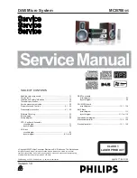 Philips MCB700 Service Manual preview