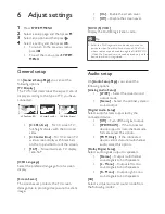 Preview for 21 page of Philips MCD 289 User Manual