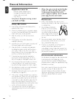 Preview for 4 page of Philips MCD106 User Manual