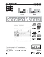 Philips MCD109 Service Manual preview