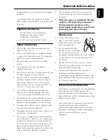 Preview for 5 page of Philips MCD137 User Manual