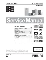 Philips MCD139/All versions Service Manual preview