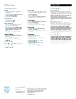 Preview for 2 page of Philips MCD139B Specifications