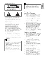 Предварительный просмотр 4 страницы Philips MCD170/12 User Manual