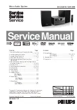 Preview for 1 page of Philips MCD2010/12/93 Service Manual