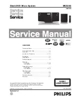 Philips MCD263 Service Manual preview