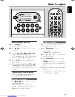 Предварительный просмотр 29 страницы Philips MCD280 User Manual