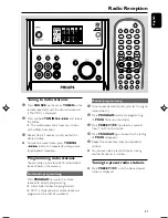 Предварительный просмотр 31 страницы Philips MCD295/05 User Manual