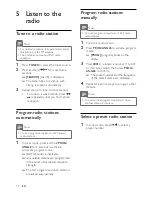 Preview for 17 page of Philips MCD355 User Manual