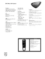 Preview for 2 page of Philips MCD370 Specifications