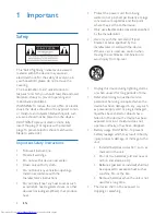 Preview for 4 page of Philips MCD5110 User Manual