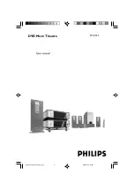 Preview for 1 page of Philips MCD705 series User Manual