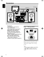 Предварительный просмотр 8 страницы Philips MCD706 User Manual