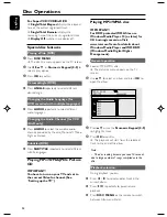 Предварительный просмотр 24 страницы Philips MCD706 User Manual