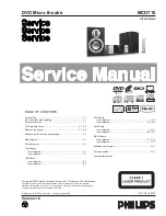 Philips MCD710 Service Manual preview