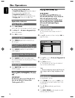 Предварительный просмотр 24 страницы Philips MCD715 Series User Manual