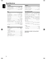 Предварительный просмотр 38 страницы Philips MCD716 User Manual