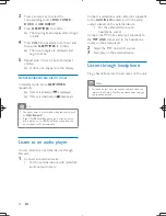 Предварительный просмотр 23 страницы Philips MCD780 User Manual