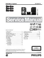 Philips MCDB710 Service Manual preview