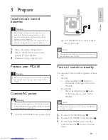 Preview for 10 page of Philips MCI300/05 User Manual