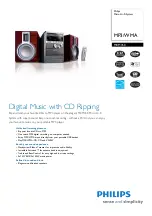 Preview for 1 page of Philips MCM 760 Specifications