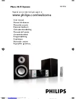 Philips MCM10 User Manual preview