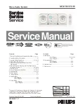 Philips MCM1050/12/93 Service Manual предпросмотр