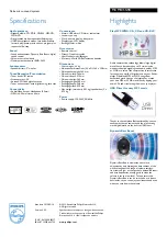 Preview for 2 page of Philips MCM1055 Specifications