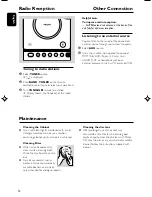 Preview for 14 page of Philips MCM108 User Manual