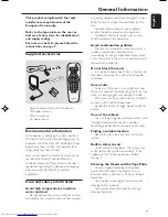 Preview for 7 page of Philips MCM11 User Manual