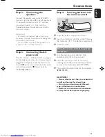 Preview for 11 page of Philips MCM11 User Manual